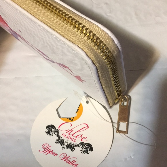 NWT Flamingo soft leather wallet - Picture 2 of 4